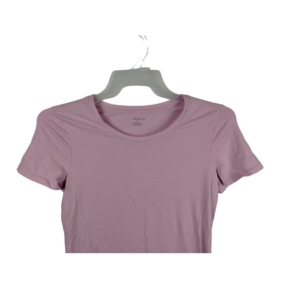 Essentials Misses Medium Light Pink Short Sleeve Crew Neck T-Shirt - Picture 3 of 5